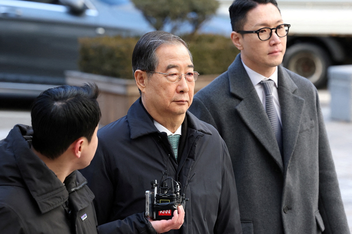 Cựu Thủ tướng Hàn Quốc Han Duck Soo. Ảnh: Reuters