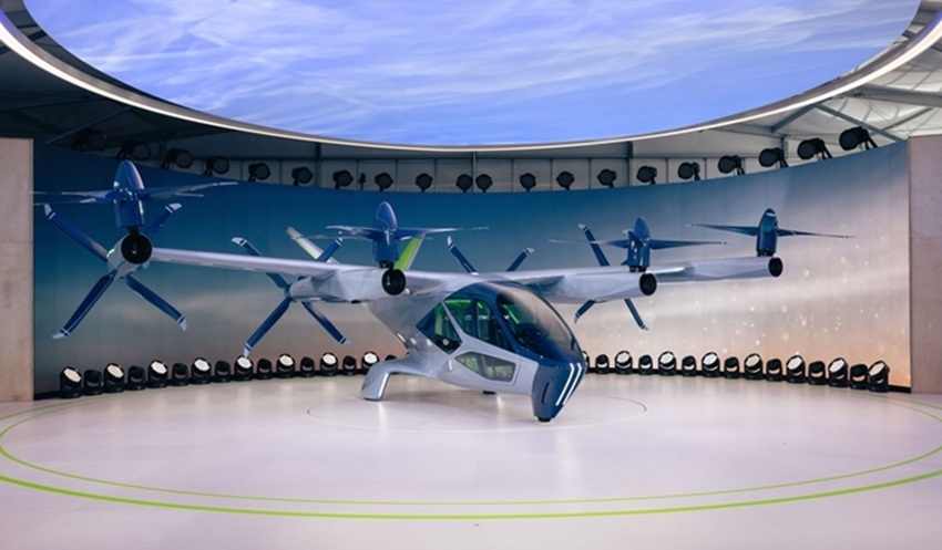 Một mẫu taxi bay do Supernal ra mắt vào năm 2024. Ảnh: Hyundai