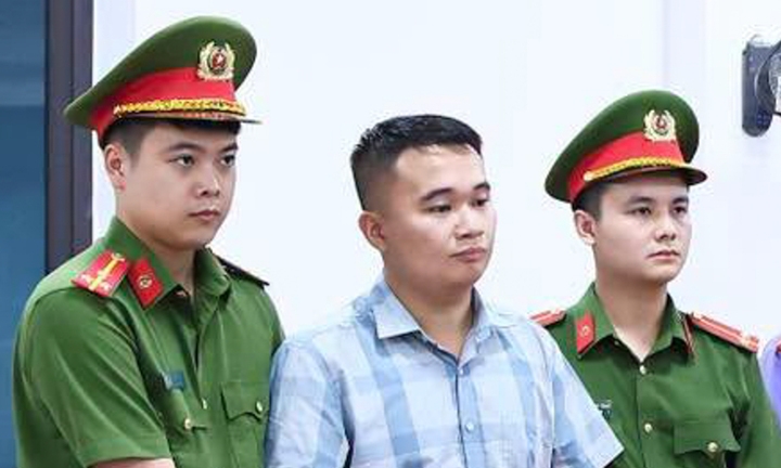 Nguyễn Hà Duy tại cơ quan công an (Ảnh: Công an tỉnh Tuyên Quang)