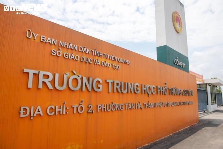 Trường THPT chuyên Tuyên Quang (Ảnh: Viên Minh)