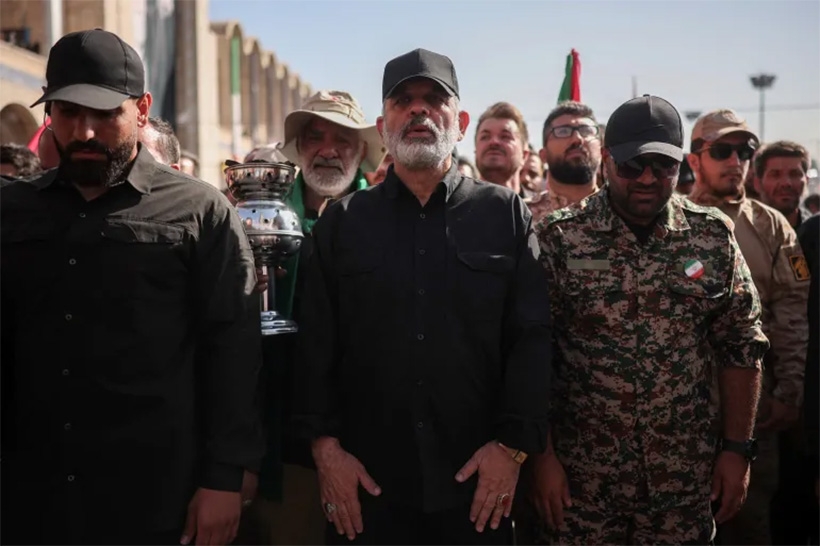 Ông Ahmad Vahidi tại lễ tưởng niệm cố Lãnh tụ Tối cao Iran Ali Khamenei ở Tehran, ngày 5/7/2026. Ảnh: Reuters
