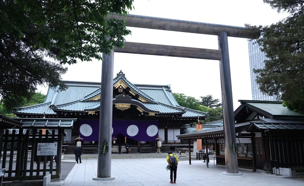 Đền thờ Yasukuni ở thủ đô Tokyo. Ảnh: Jiji Press
