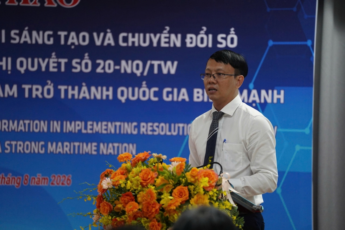 Ông Nguyễn Thanh Hà, Phó Chủ tịch UBND tỉnh Khánh Hòa nêu một số đề xuất, kiến nghị tại hội thảo.