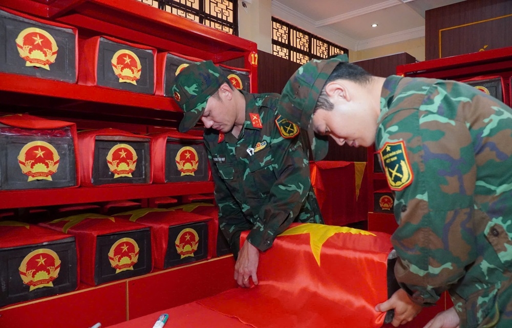 Đã quy tập được 417 bộ hài cốt liệt sĩ ở Công viên Lê Thị Riêng. Ảnh: Bộ Tư lệnh TP.HCM