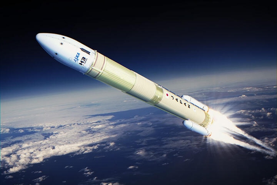 Tên lửa đẩy H3. Ảnh JAXA