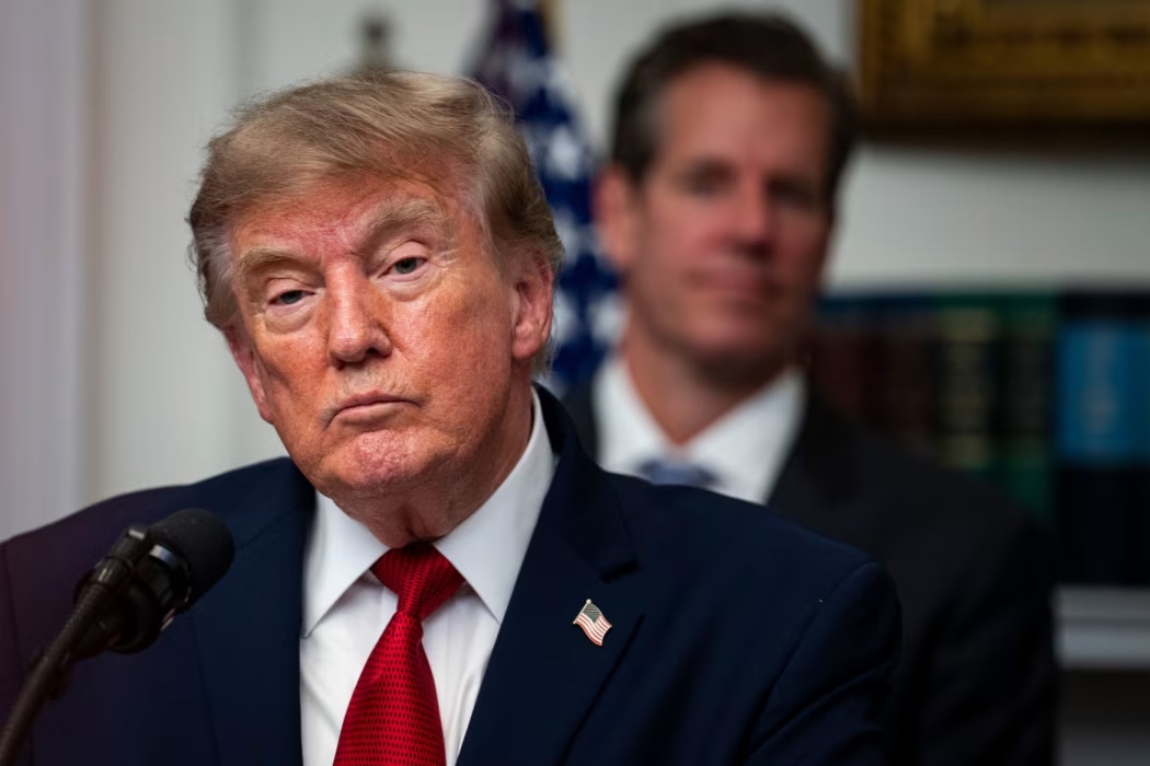 Tổng thống Mỹ Donald Trump. Ảnh: Press Pool