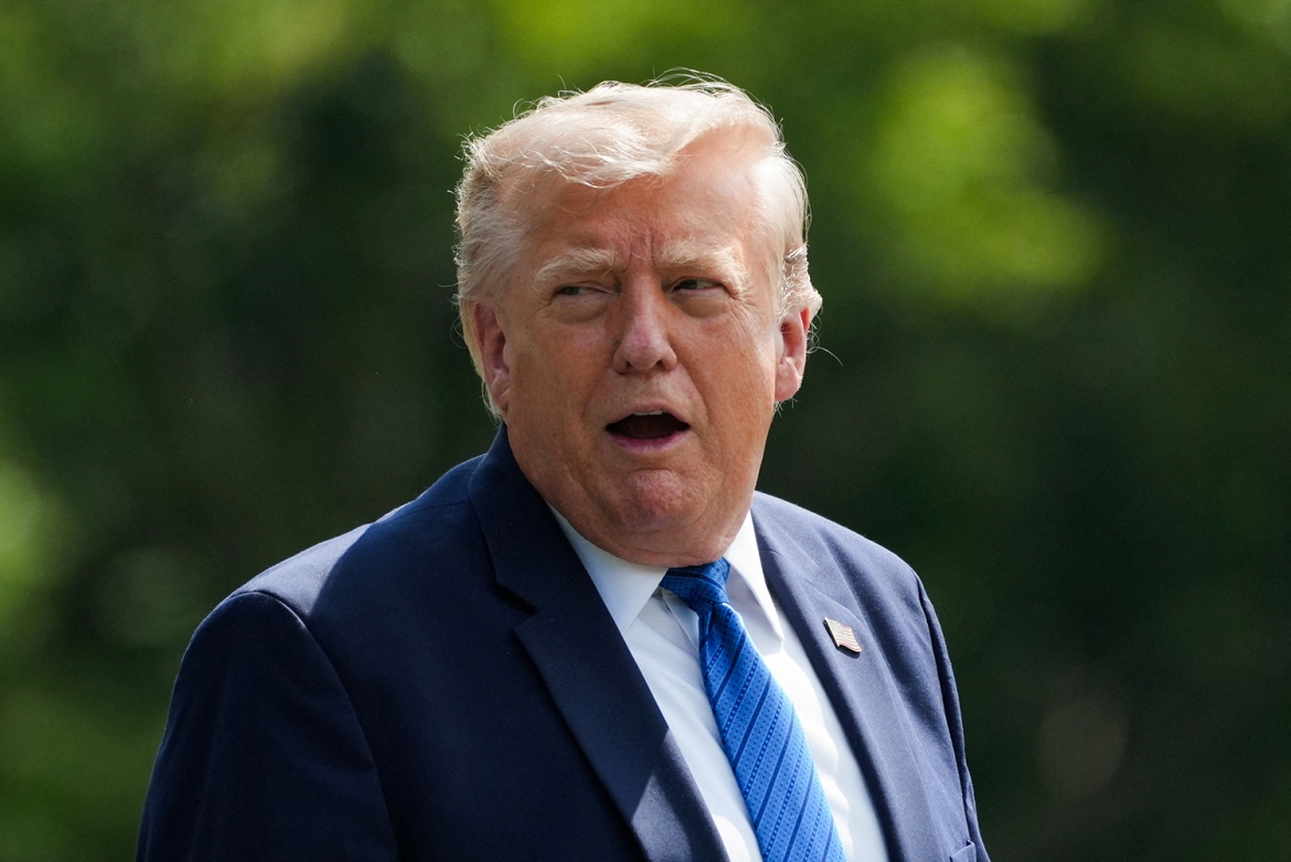 Tổng thống Mỹ Donald Trump rời cuộc họp Nội các tại Trại David, bang Maryland, Mỹ, ngày 31/7/2026. Ảnh: Reuters