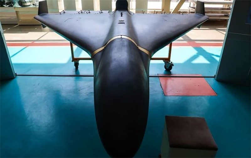 UAV Shahed gắn động cơ phản lực của Nga. Ảnh: Wikipedia