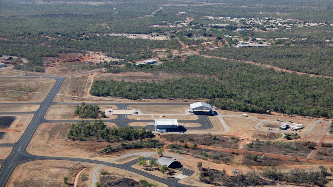 Một căn cứ quân sự của Australia trong quá trình xây dựng năm 2024. Ảnh: Reuters