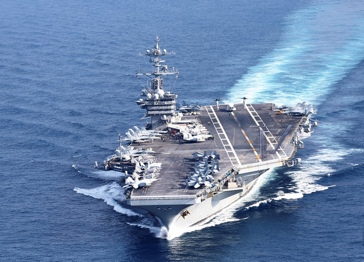Tàu sân bay USS George Washington. Ảnh: Reuters