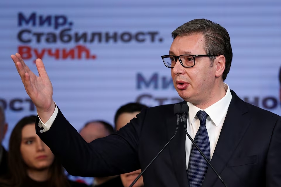 Tổng thống Serbia Aleksandar Vucic (Ảnh: Reuters).