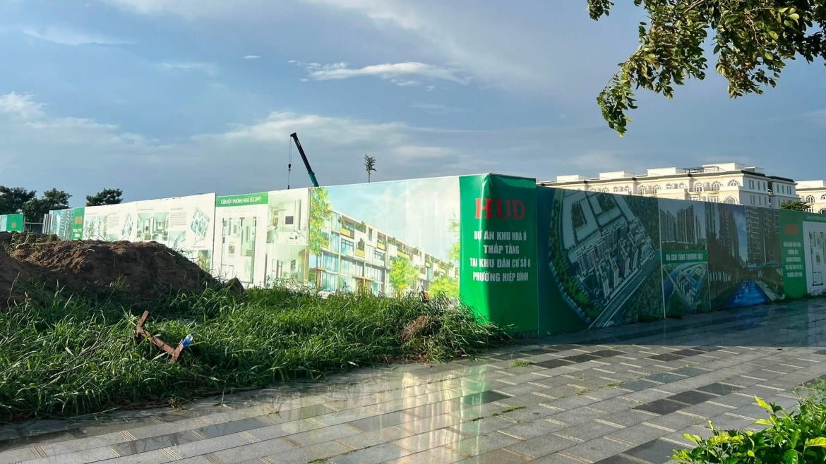 Khu nhà ở xã hội HUD Thủ Đức tại phường Hiệp Bình (Ảnh: Đạt Tài)