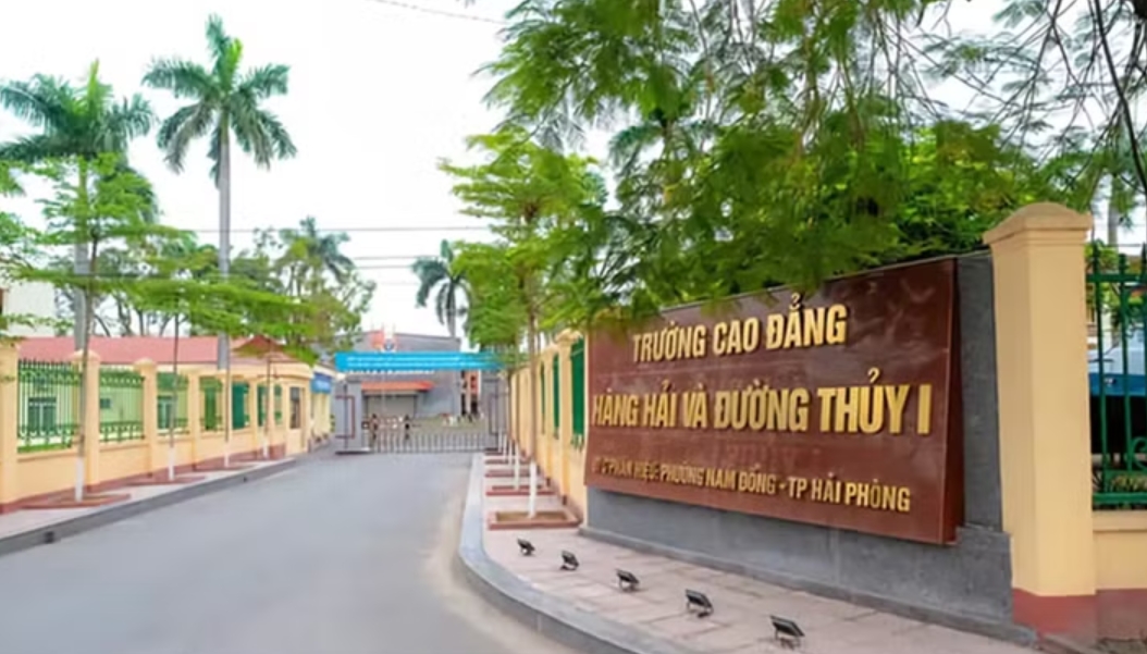Trường Cao đẳng Hàng hải và Đường thủy I (cơ sở 2 tại phường Nam Đồng, TP Hải Phòng), nơi xảy ra vụ việc.