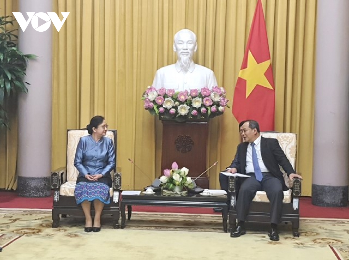 chu nhiem van phong chu tich nuoc tiep chu nhiem van phong chu tich nuoc lao hinh anh 1