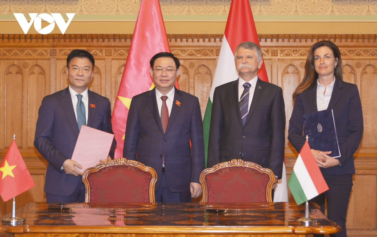 toan canh chuyen tham chinh thuc hungary cua chu tich quoc hoi vuong Dinh hue hinh anh 5