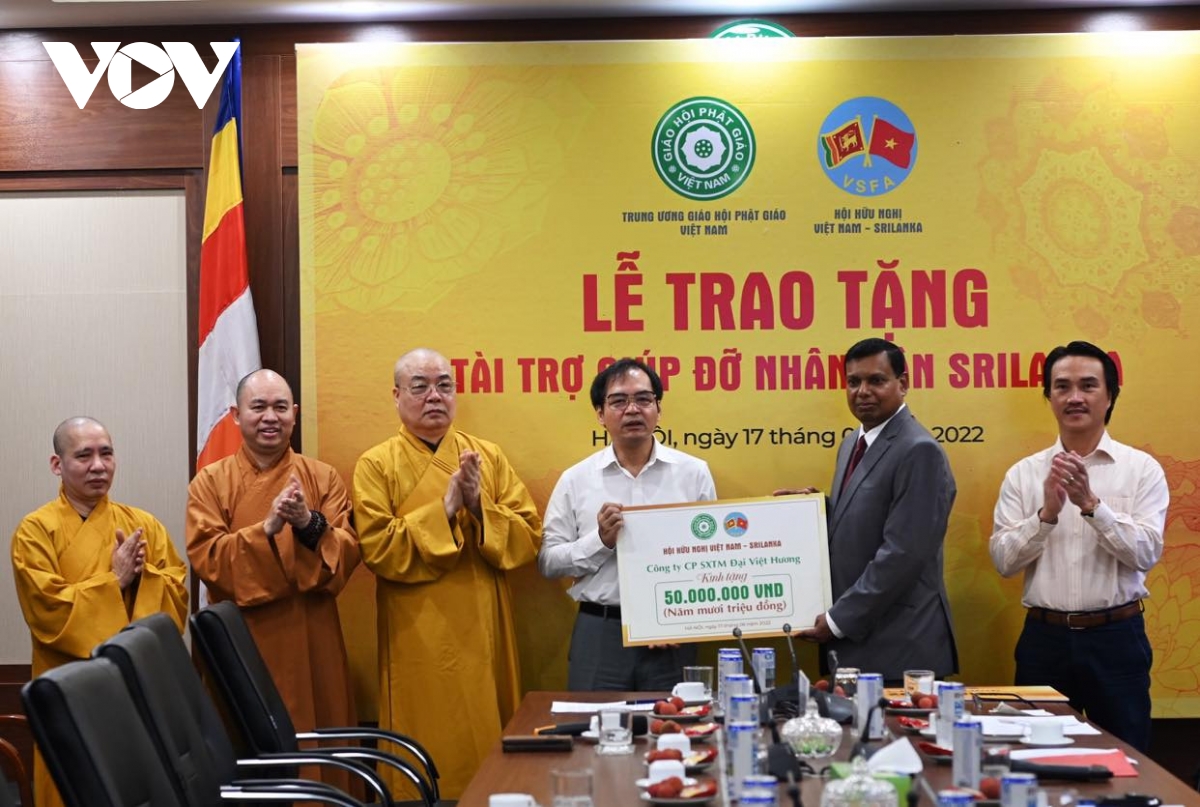 giao hoi phat giao viet nam trao tai tro giup do nhan dan sri lanka hinh anh 3