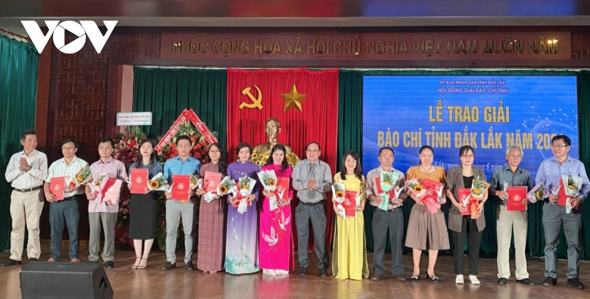 vov tay nguyen doat 7 giai bao chi tinh Dak lak nam 2021 hinh anh 1