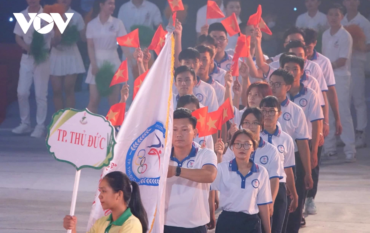 khai mac Dai hoi the duc the thao tp.hcm lan thu ix hinh anh 1
