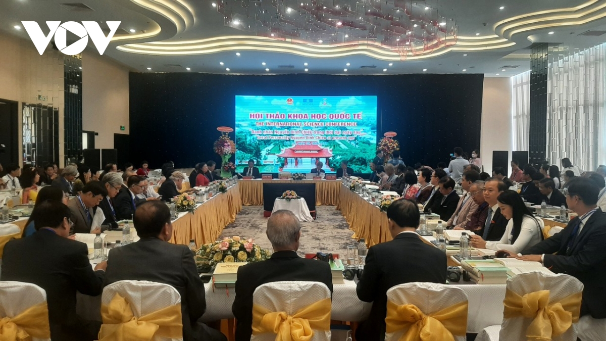 hoi thao khoa hoc quoc te danh nhan nguyen Dinh chieu trong thoi dai ngay nay hinh anh 1