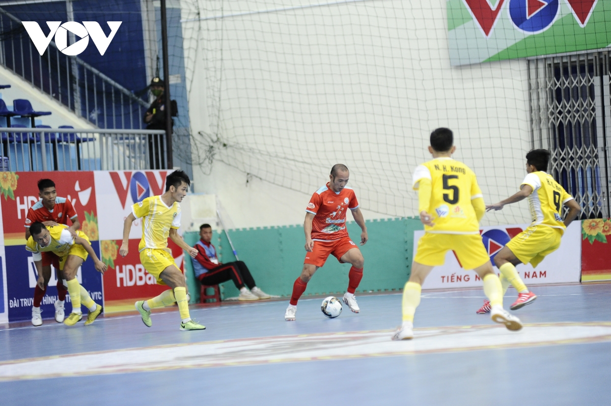 giai futsal hdbank vDqg 2022 thai son nam dai thang Dak lak hinh anh 2