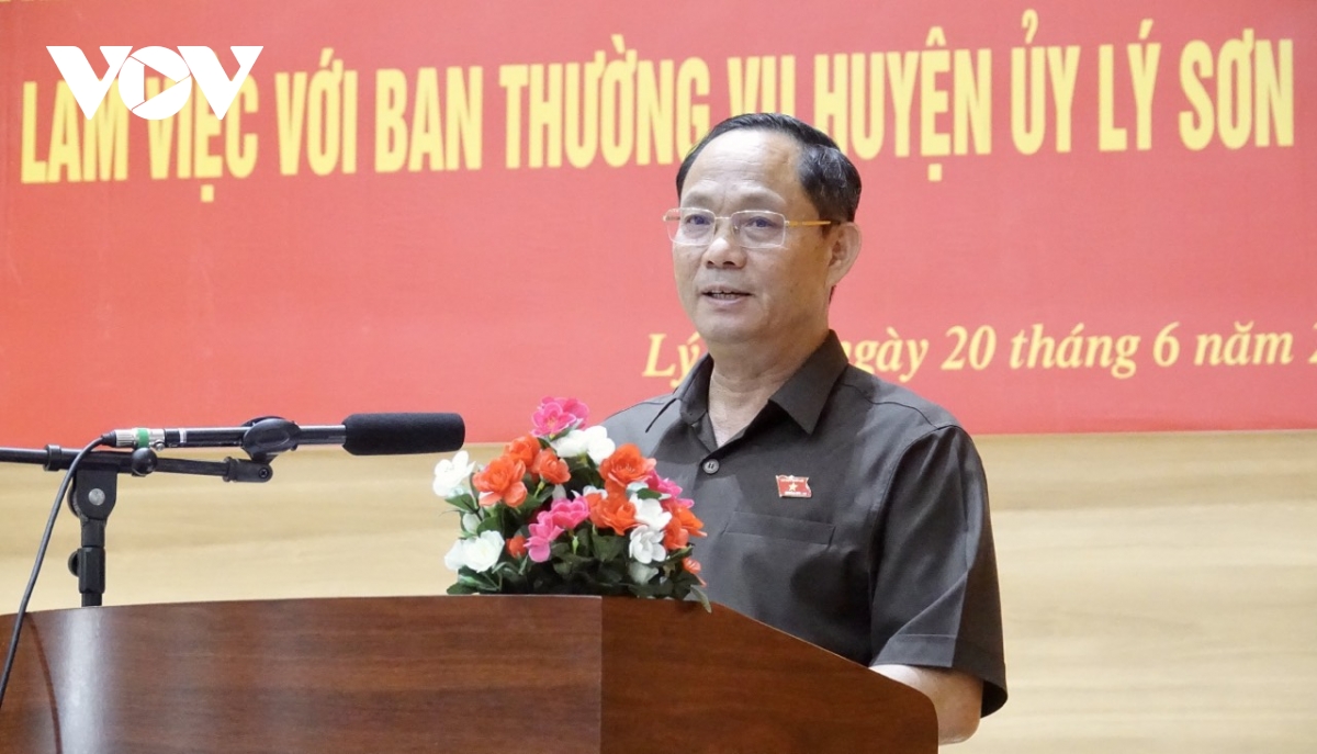 pho chu tich quoc hoi tran quang phuong tiep xuc cu tri huyen dao ly son hinh anh 1