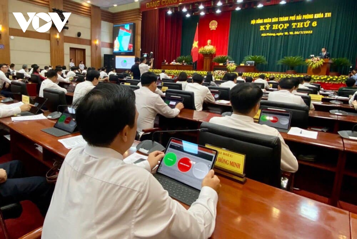lan dau tien hDnd thanh pho hai phong ung dung mo hinh ky hop so hinh anh 2