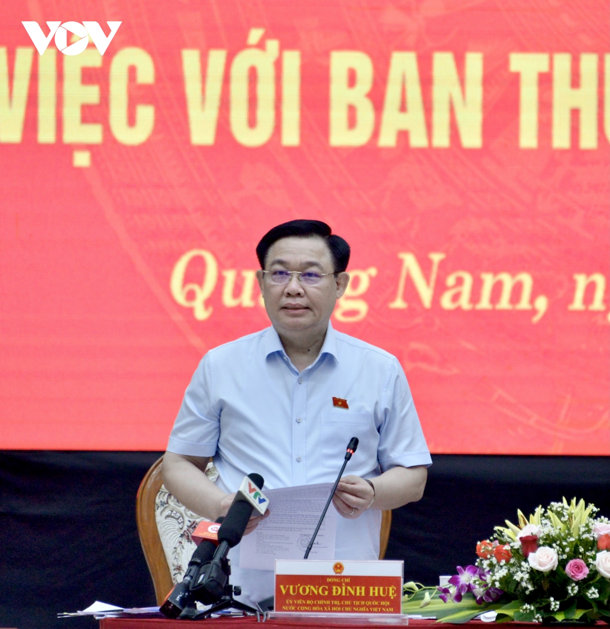 chu tich quoc hoi lam viec voi ban thuong vu tinh uy quang nam hinh anh 3