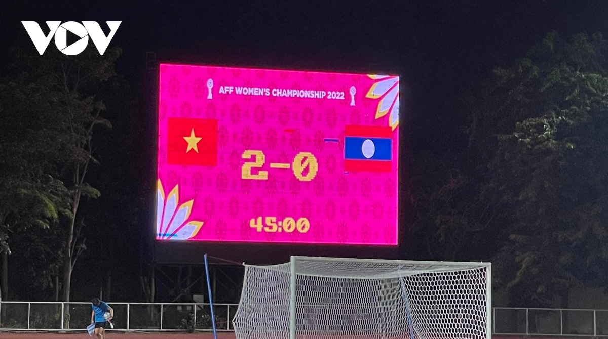 trUc tiEp Dt nu viet nam 3-0 Dt nu lao, thanh hoa 0-1 nam Dinh hinh anh 1