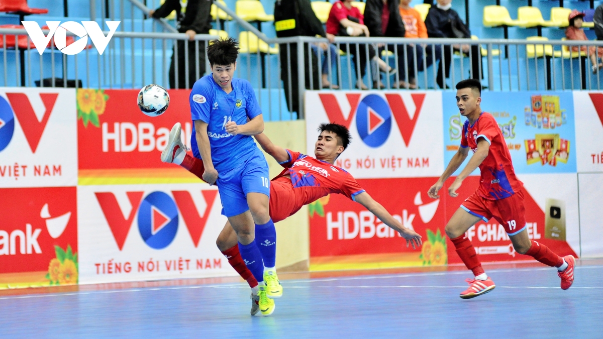 ket qua futsal hdbank vDqg 2022 sahako fc thang 6-0 hieu hoa Da nang hinh anh 1