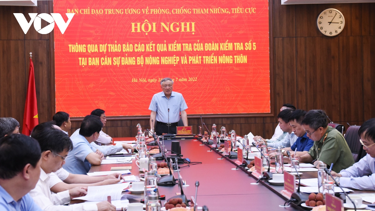 thong bao ket qua kiem tra cong tac phong chong tham nhung tai bo nn ptnt hinh anh 1