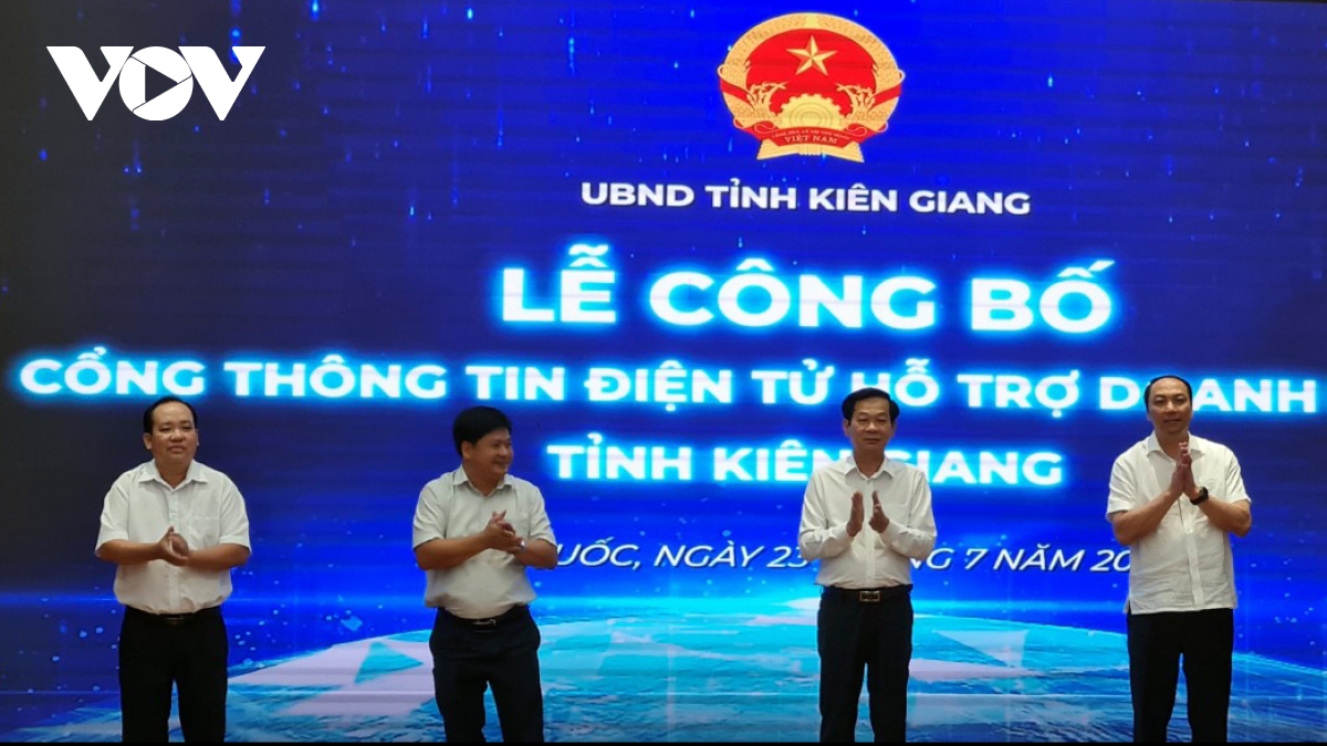 kien giang chinh thuc van hanh website ho tro doanh nghiep hinh anh 1
