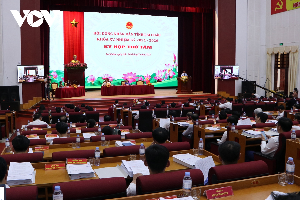 ky hop thu 8 hDnd tinh lai chau se xem xet, thong qua 14 nghi quyet hinh anh 1