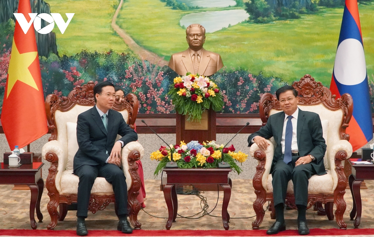Doan dai bieu cap cao Dang, nha nuoc viet nam tham lao hinh anh 1