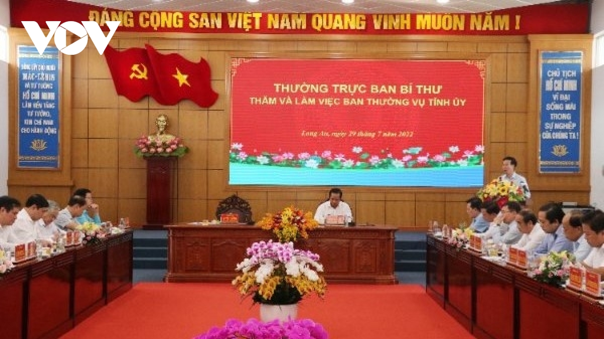 Ong vo van thuong yeu cau long an nang cao hieu qua lanh dao, chi dao cua Dang hinh anh 2