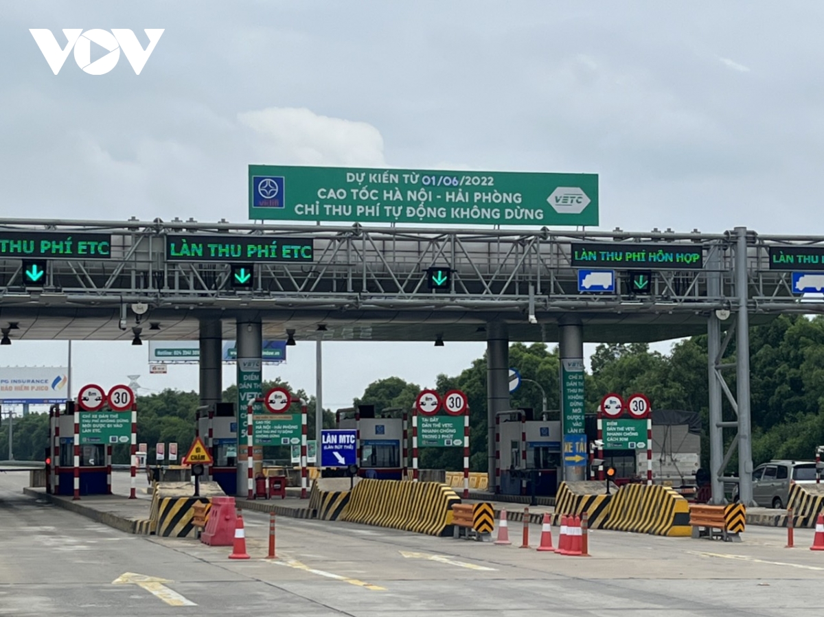sau 1 thang chi thu phi tu dong, bao nhieu xe di vao cao toc ha noi-hai phong hinh anh 2