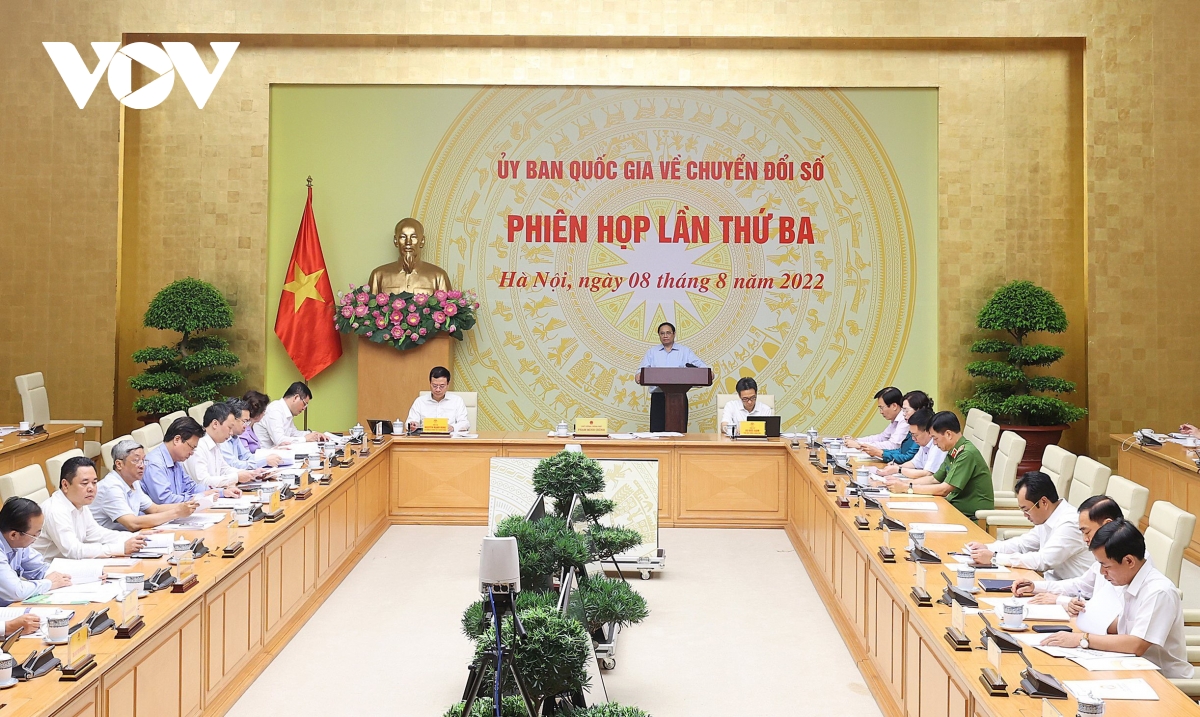 thu tuong chu tri phien hop thu ba cua Uy ban quoc gia ve chuyen doi so hinh anh 2