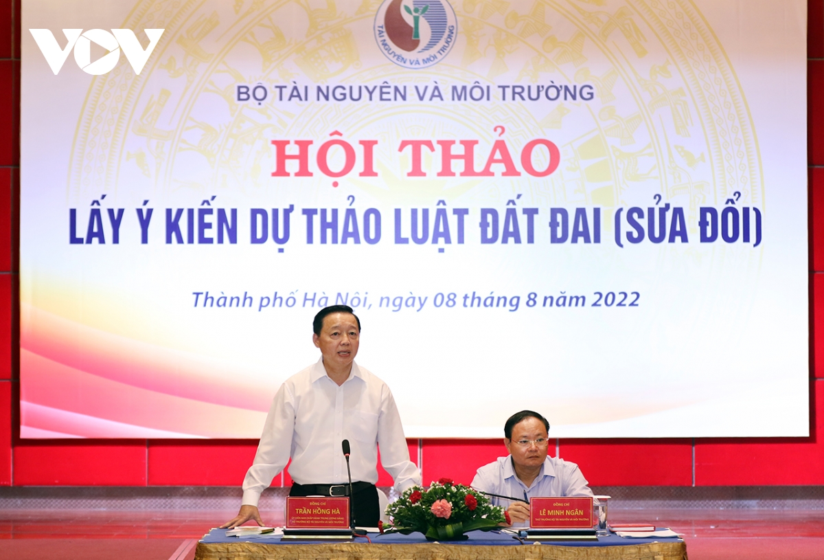 lanh dao nhieu dia phuong thieu trach nhiem trong gop y du thao luat Dat dai hinh anh 1