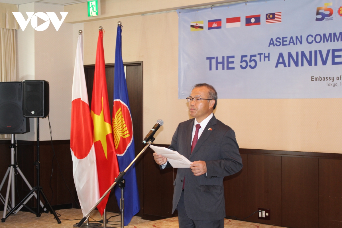 viet nam ky niem 55 nam thanh lap asean tai nhat ban hinh anh 1
