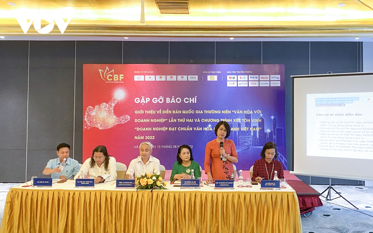 dien dan quoc gia van hoa voi doanh nghiep dien ra vao thang 11 2022 hinh anh 1