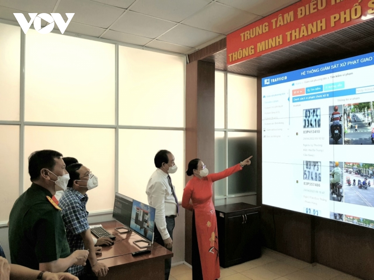 thanh pho soc trang ap dung thi diem phat nguoi vi pham giao thong hinh anh 1