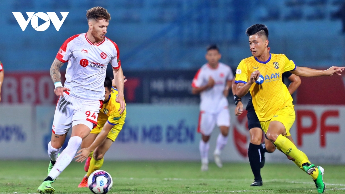 trUc tiEp viettel fc 1 - 0 slna geovane mo ty so tren cham phat den hinh anh 1