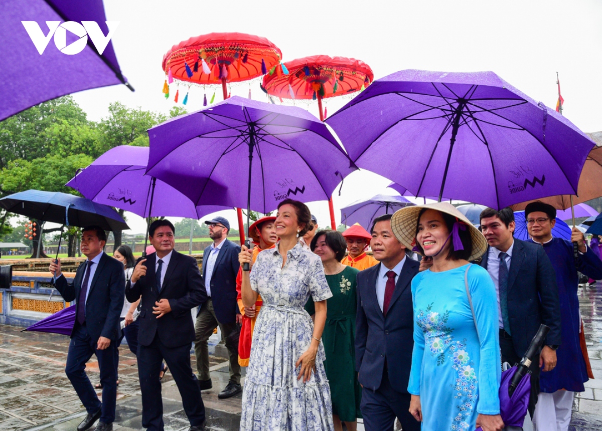 tong giam doc unesco luon quy men, se cung dong hanh, phat trien voi hue hinh anh 3