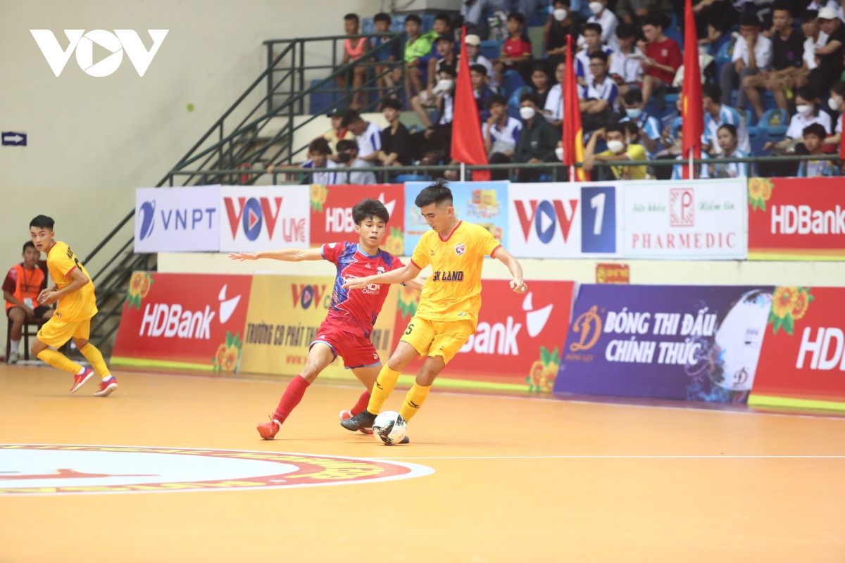 ket qua futsal hdbank vDqg 2022 Dak lak 3-3 Da nang hinh anh 1