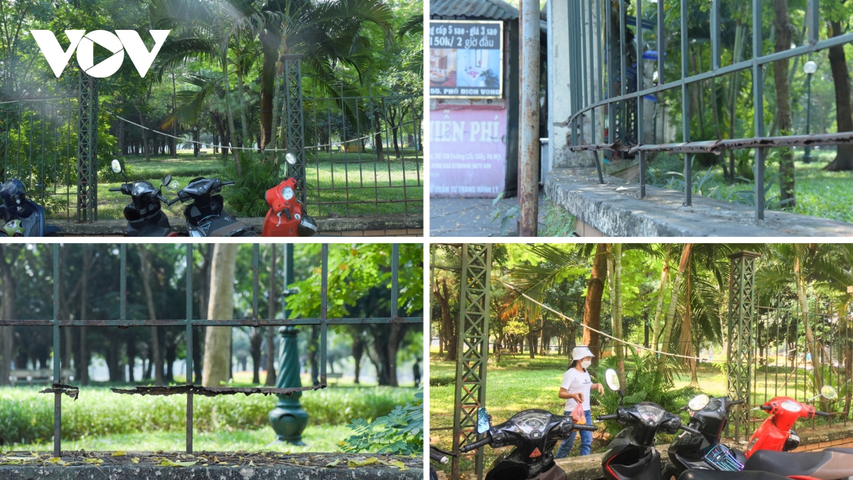 cong vien o cau giay xuong cap, nguoi dan e de khi vui choi, the duc the thao hinh anh 11