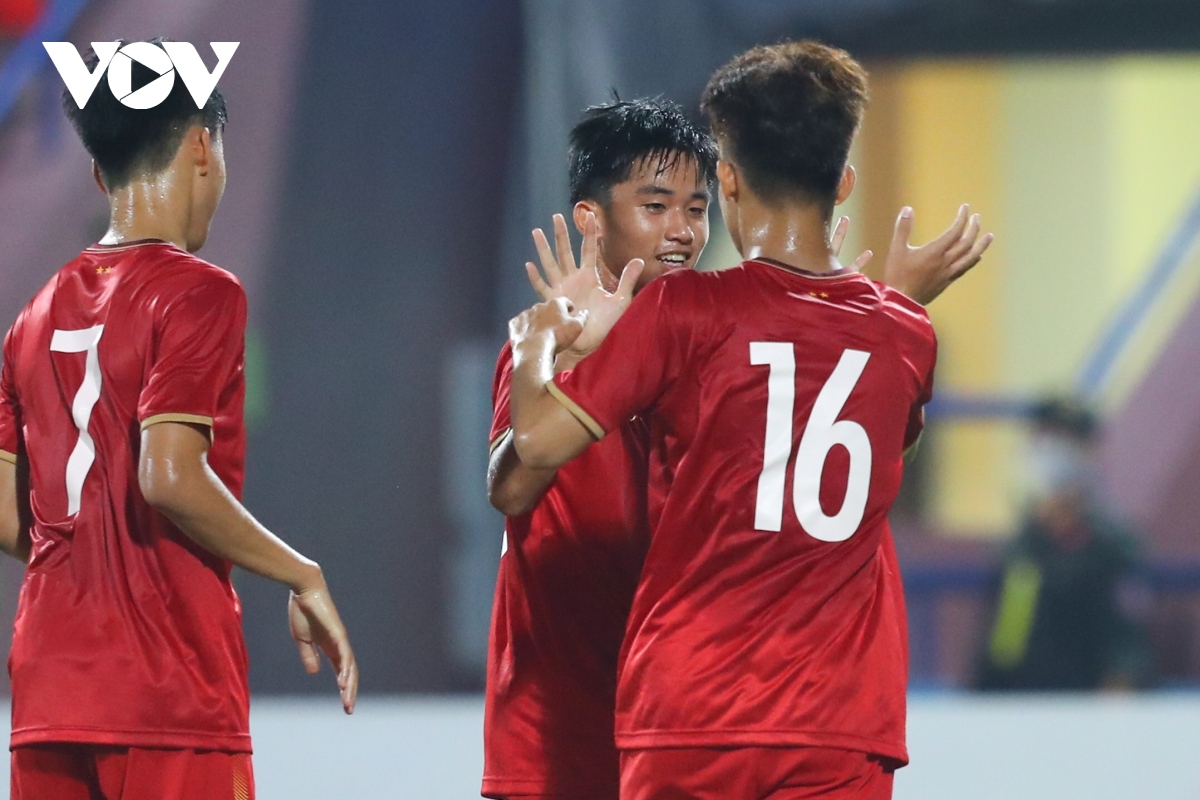 thang dam thai lan, u17 viet nam xuat sac gianh ve du vck u17 chau A 2023 hinh anh 1