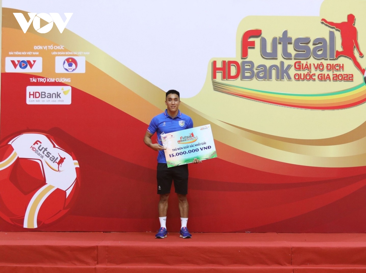 ket thuc giai futsal hdbank vDqg 2022 sahako nang cup, sai gon fc gianh hang ba hinh anh 11