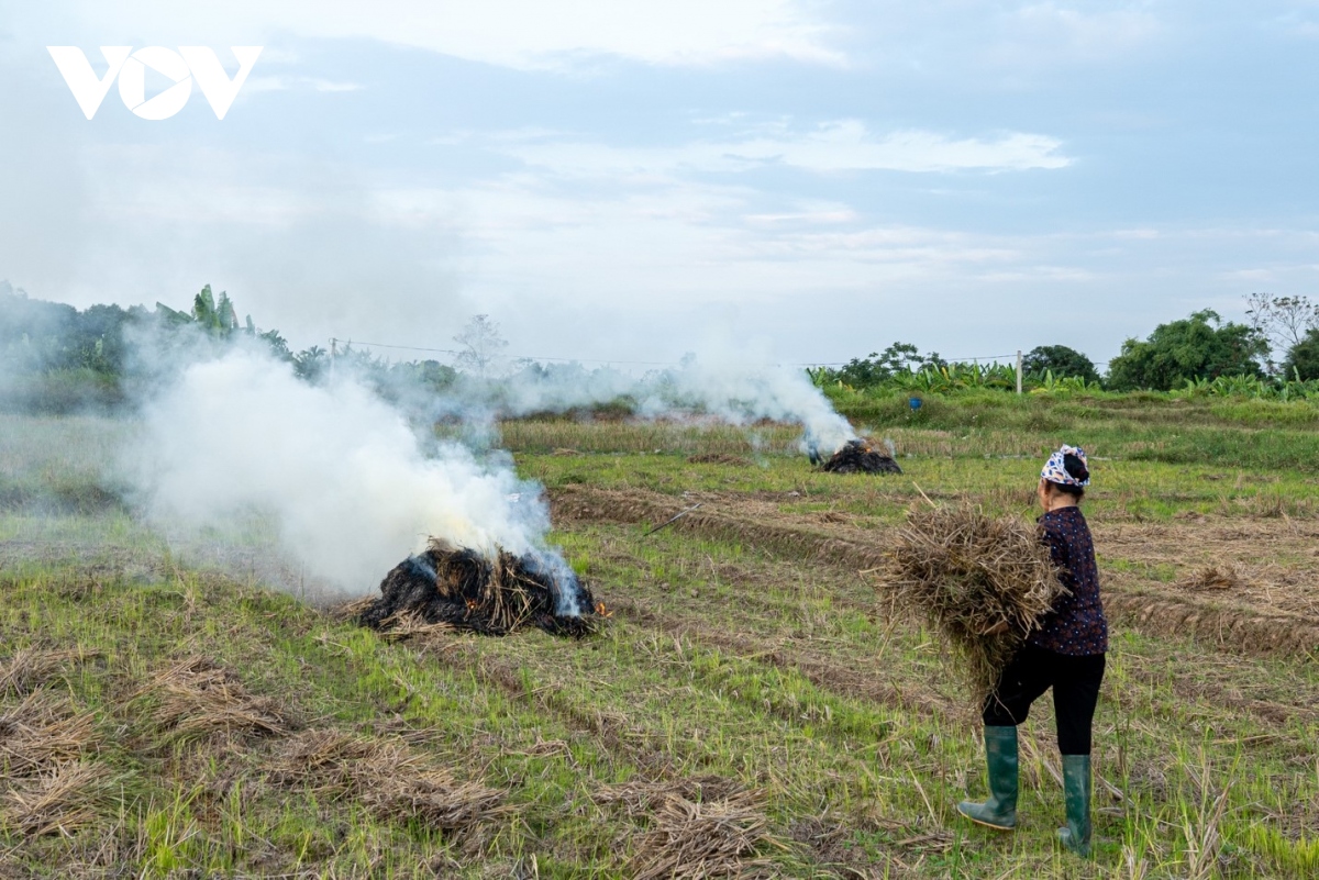 ngoai thanh ha noi nghi ngut khoi do dot rom ra hinh anh 12