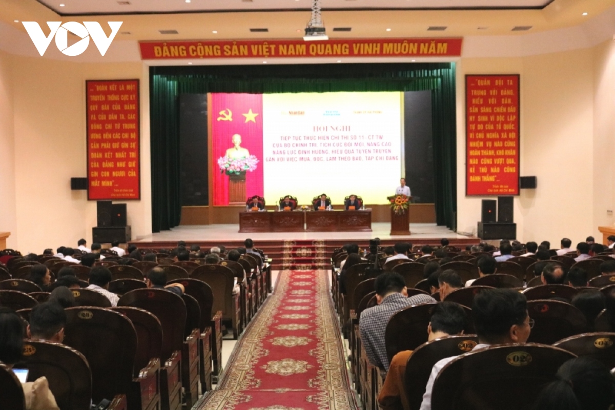 nang cao nang luc dinh huong, tuyen truyen lam theo bao, tap chi cua Dang hinh anh 1