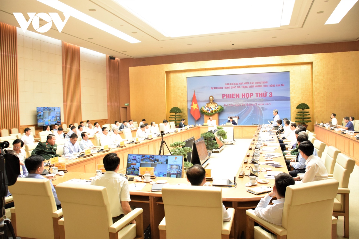 thu tuong chu tri phien hop bcD nha nuoc cac cong trinh trong diem nganh gtvt hinh anh 1