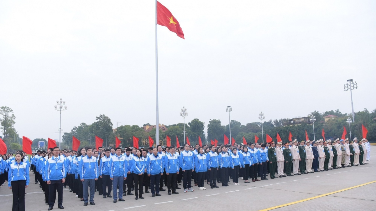 980 dai bieu vao lang vieng bac truoc gio khai mac Dai hoi Doan toan quoc hinh anh 10